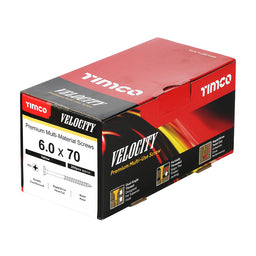 TIMCO Velocity Premium Multi-Use Countersunk Gold Woodscrews - 6.0 x 70 (200pcs)