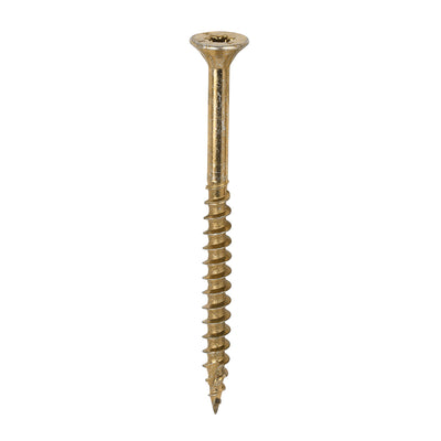 TIMCO C2 Clamp-Fix Multi-Purpose Premium Countersunk Gold Woodscrews - 6.0 x 80 (200pcs)