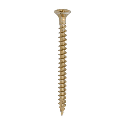 TIMCO C2 Strong-Fix Multi-Purpose Premium Countersunk Gold Woodscrews - 6.0 x 80 (200pcs)