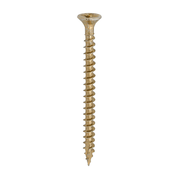 TIMCO C2 Strong-Fix Multi-Purpose Premium Countersunk Gold Woodscrews - 6.0 x 80 (200pcs)