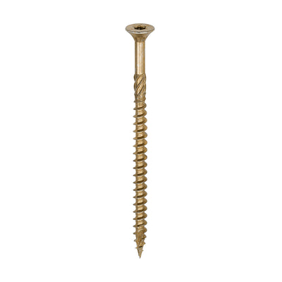 TIMCO C2 Clamp-Fix Multi-Purpose Premium Countersunk Gold Woodscrews - 6.0 x 100 (100pcs)