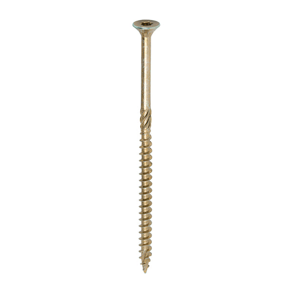 TIMCO C2 Clamp-Fix Multi-Purpose Premium Countersunk Gold Woodscrews - 6.0 x 120 (100pcs)