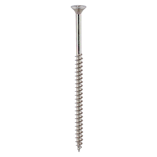 TIMCO Solo Countersunk Silver Woodscrews - 6.0 x 120 (100pcs)