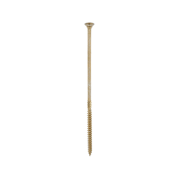 TIMCO C2 Strong-Fix Multi-Purpose Premium Countersunk Gold Woodscrews - 6.0 x 180 (100pcs)