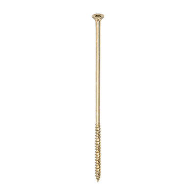 TIMCO Velocity Premium Multi-Use Countersunk Gold Woodscrews - 6.0 x 180 (100pcs)