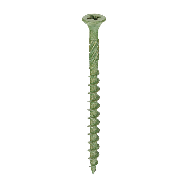 TIMCO Decking Screws Countersunk Exterior Green - 4.5 x 60 (1500pcs)