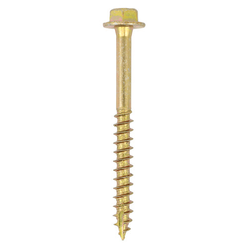 TIMCO Solo Advanced Hex Head Gold Coach Woodscrews - 6.0 x 40 (12pcs)