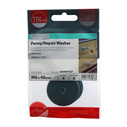 TIMCO Penny / Repair Washers DIN9054 Silver - M6 x 40 (4pcs)