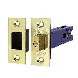 TIMCO Architectural Tubular Deadbolt Electro Brass & Satin Nickel - 103mm