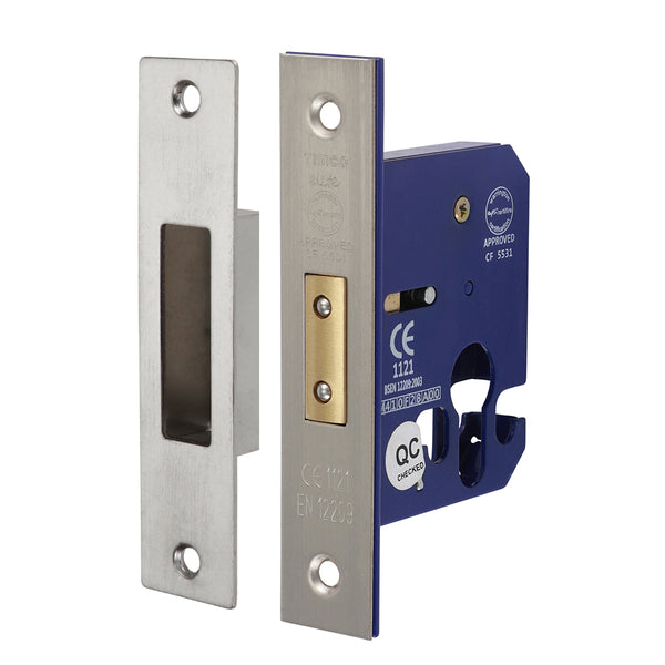 TIMCO Euro Deadlock Satin Nickel - 66mm