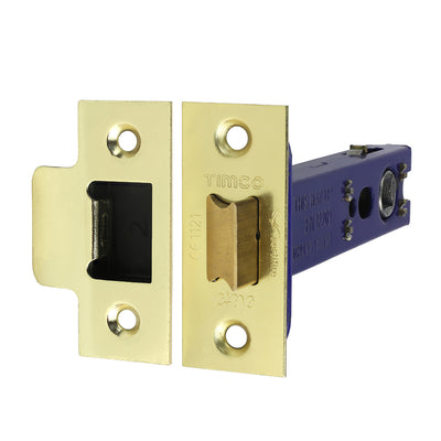 TIMCO Architectural Tubular Latch Electro Brass & Satin Nickel - 103mm