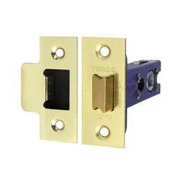 TIMCO Architectural Tubular Latch Electro Brass & Satin Nickel - 78mm