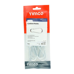 TIMCO Carbine Hooks Silver - 6mm (5pcs)