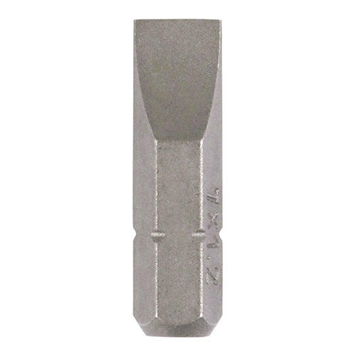 TIMCO Slotted Driver Bit S2 Grey - 7.0 x 1.2 x 25 (2pcs)