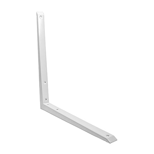 TIMCO Mitred Shelf Bracket White - 350 x 350mm