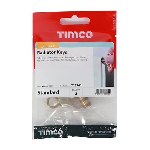 TIMCO Radiator Keys - Standard (2pcs)