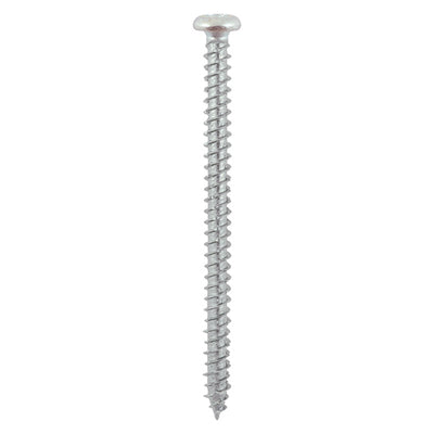 TIMCO Concrete Screws Flat Countersunk Silver - 7.5 x 100 (100pcs)