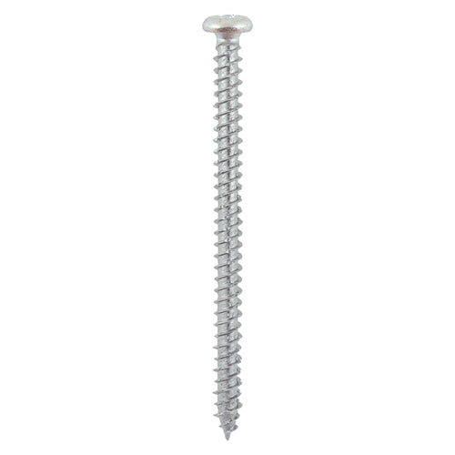 TIMCO Concrete Screws Flat Countersunk Silver - 7.5 x 120 (100pcs)