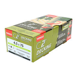 TIMCO C2 Deck-Fix Premium Countersunk Green Decking Screws - 4.5 x 75 (250pcs)