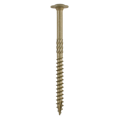 TIMCO Wafer Head Exterior Green Timber Screws  - 6.7 x 75