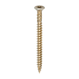 TIMCO C2 Clamp-Fix Multi-Purpose Premium Countersunk Gold Woodscrews - 8.0 x 100 (100pcs)