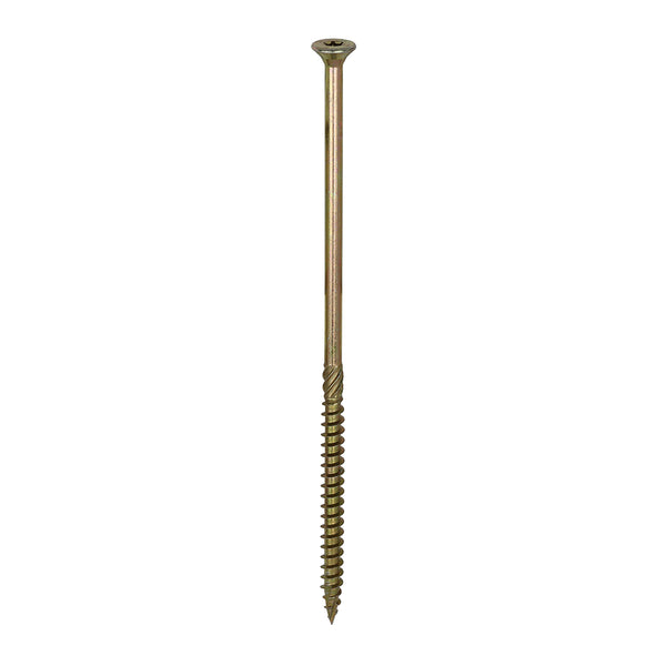 TIMCO C2 Clamp-Fix Multi-Purpose Premium Countersunk Gold Woodscrews - 8.0 x 200 (50pcs)