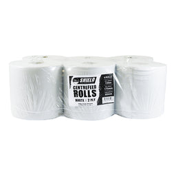 TIMCO Centrefeed Rolls - White - 150m x 175mm (6pcs)