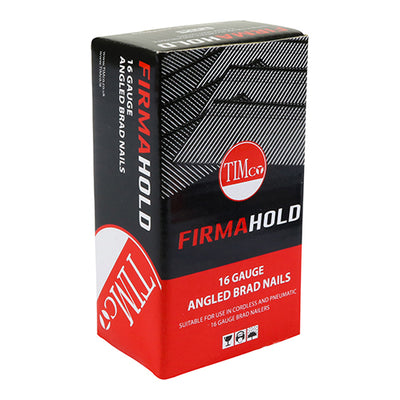 TIMCO FirmaHold Collated 16 Gauge Angled Galvanised Brad Nails - 16g x 32 (2000pcs)