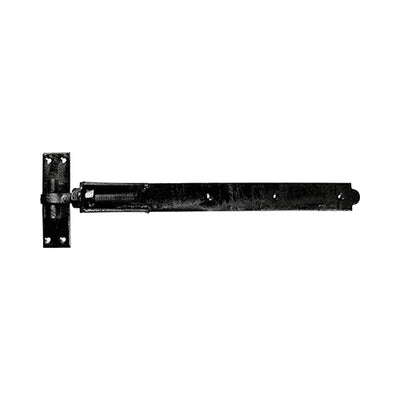 TIMCO Adjustable Band & Hook on Plates Hinges Black - 350mm (2pcs)