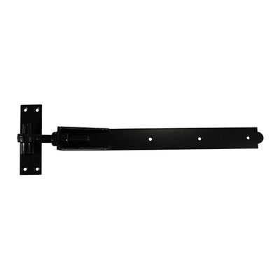 TIMCO Adjustable Band & Hook on Plates Hinges Black - 450mm (2pcs)