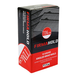 TIMCO FirmaHold Collated 16 Gauge Angled A2 Stainless Steel Brad Nails - 16g x 38 (2000pcs)