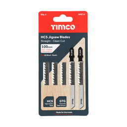 TIMCO Jigsaw Blades Wood Cutting HCS Blades - T101D (5pcs)