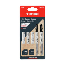 TIMCO Jigsaw Blades Wood Cutting HCS Blades - T144D (5pcs)