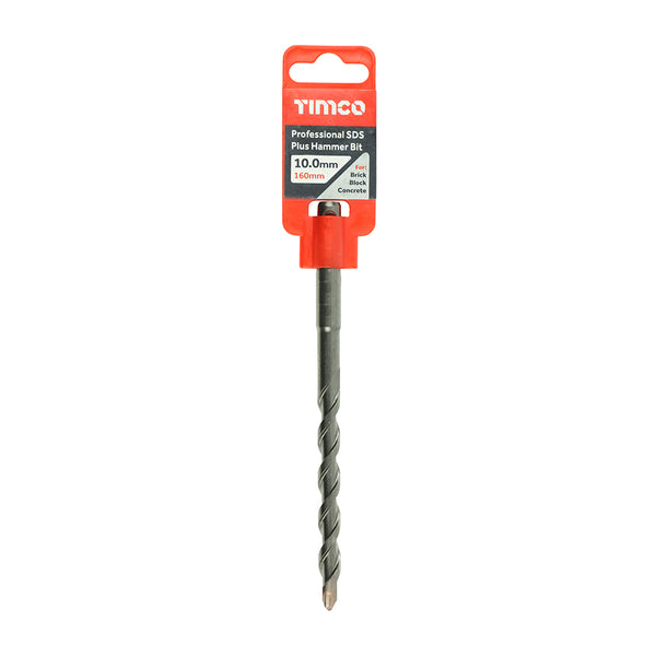 TIMCO Professional SDS Plus Hammer Bits (PGM) - 10.0 x 160