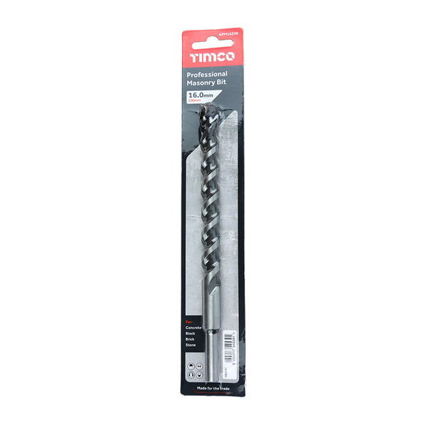 TIMCO Masonry Drill Bits - 16.0 x 200