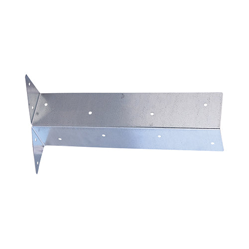 TIMCO Arris Rail Brackets Galvanised - 300mm