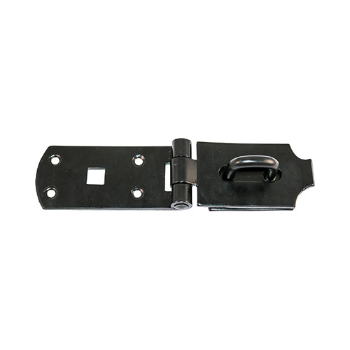 TIMCO Heavy Duty Hasp & Staple Secure Bolt On Black - 10