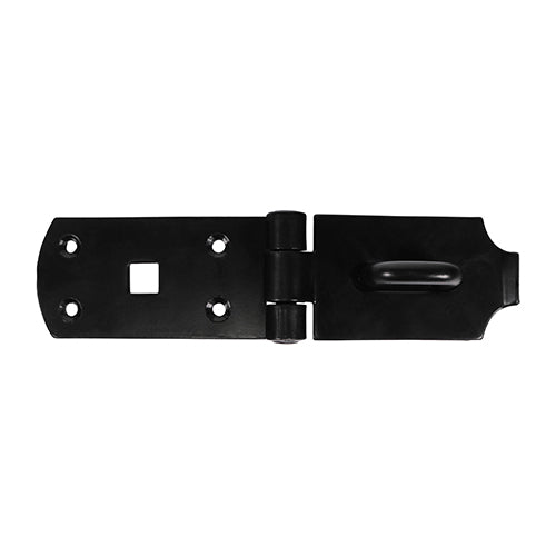 TIMCO Heavy Duty Hasp & Staple Secure Bolt On Black - 8