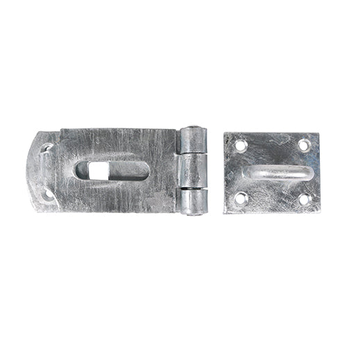 TIMCO Heavy Duty Hasp & Staple Secure Bolt On Hot Dipped Galvanised - 8