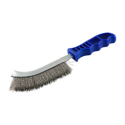 TIMCO Blue Handle Wire Brush S/Steel - 255mm