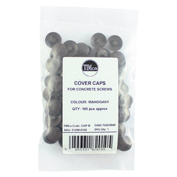 TIMCO Concrete Screw Cover Caps Mahogany - MAHOGANY (100pcs)