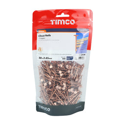 TIMCO Clout Nails Copper - 38 x 2.65 (1kg)