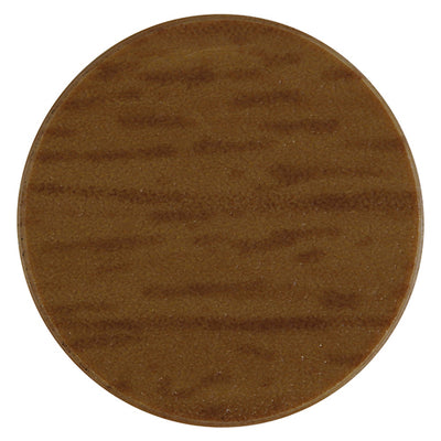 TIMCO Self-Adhesive Screw Cover Caps Natural Walnut - 13mm (112pcs)