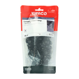 TIMCO Corrugated Sheet Fixings Black - 10 x 3 (50pcs)