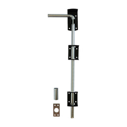 TIMCO Garage Drop Down Bolt Black - 18"