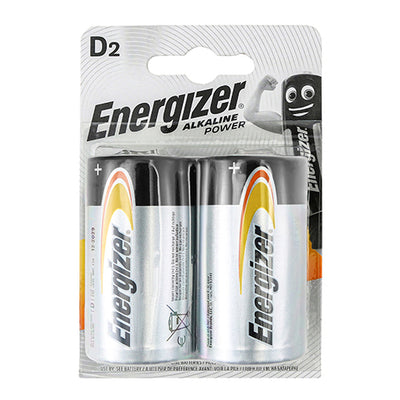 Energizer Alkaline Power Battery - D E95 (2pcs)