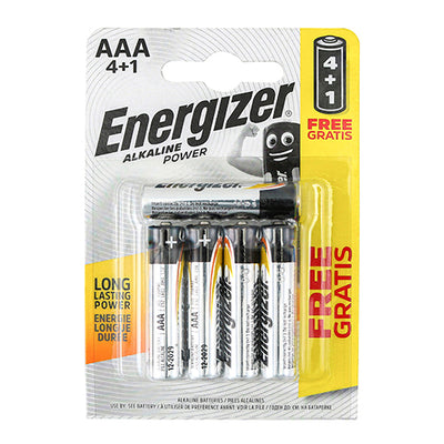 Energizer Alkaline Power Battery - AAA (5pcs)