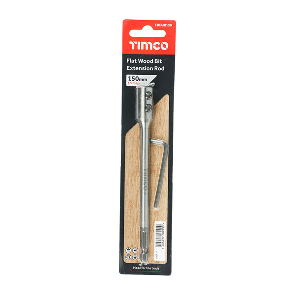 TIMCO Flat Wood Bits 1/4