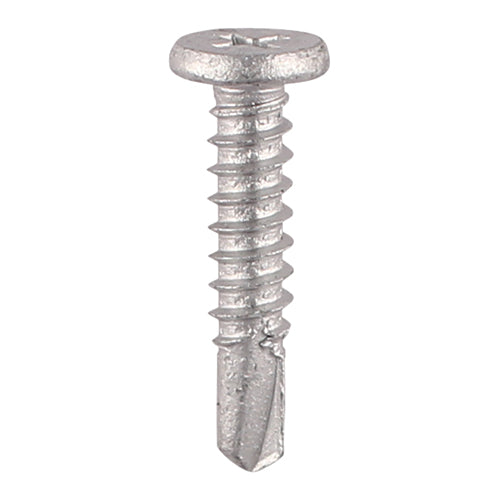 TIMCO Self-Drilling Metal Framing Low Profile Pancake Head Exterior Silver Screws - 5.5 x 19 (500pcs)