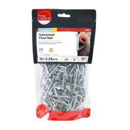 TIMCO Clout Nails Galvanised - 50 x 3.35 (1kg)